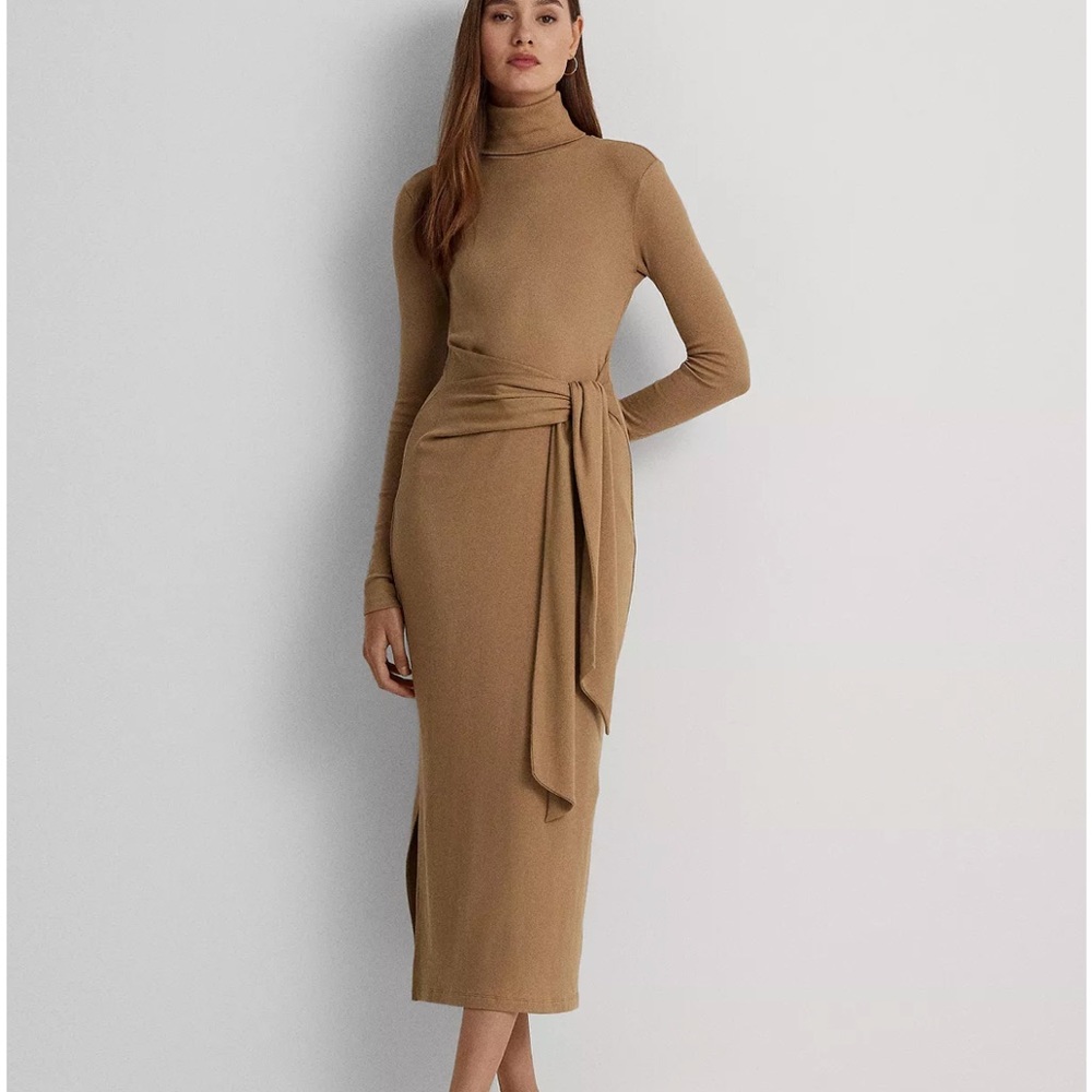 Ralph Lauren Turtleneck Wrap Dress